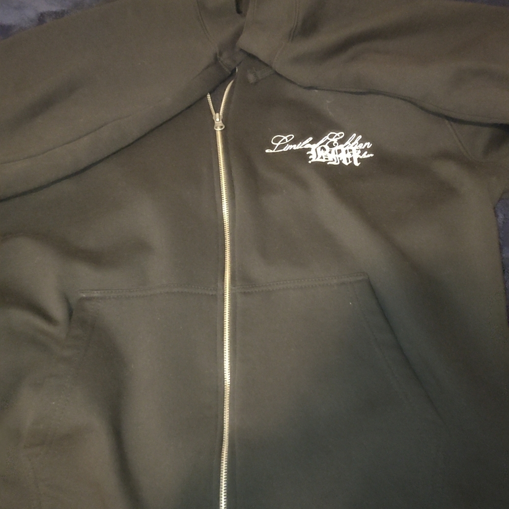 Black Zip-Up Hoodie